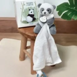 Clearance Doudou attache sucette peluche Panda - 12 cm - Unicef Collection Unicef|Attache Sucette