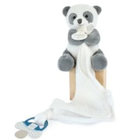 Clearance Doudou attache sucette peluche Panda - 12 cm - Unicef Collection Unicef|Attache Sucette