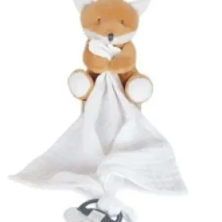 Hot Doudou attache sucette peluche Renard - 12 cm - Unicef Collection Unicef