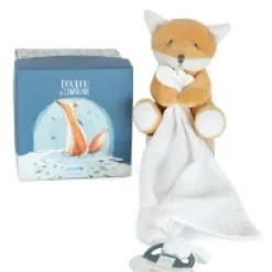 Hot Doudou attache sucette peluche Renard - 12 cm - Unicef Collection Unicef