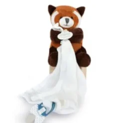 Best Doudou attache sucette peluche panda roux - 12 cm - Unicef Cadeau À Moins De 20€|Collection Unicef