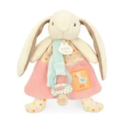 Fashion Doudou attache-sucette - LAPIN CIBOULETTE - 19  cm Cadeau À Moins De 20€|Dans Mon Jardin