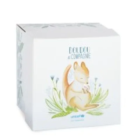 Hot Doudou attache-sucette peluche kangourou - 12 cm - Unicef Cadeau À Moins De 20€|Collection Unicef