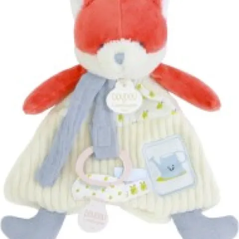 Best Doudou attache-sucette Renard Romarin - 19 cm Dans Mon Jardin|Attache Sucette