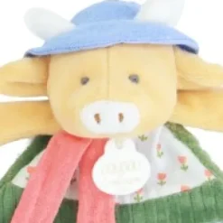 Fashion Doudou attache-sucette Vache Anette - 19 cm Dans Mon Jardin|Vache