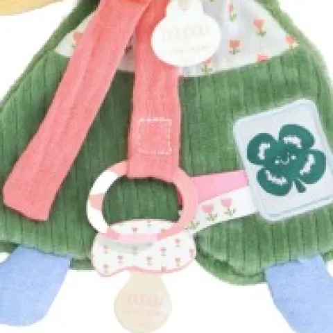 Fashion Doudou attache-sucette Vache Anette - 19 cm Dans Mon Jardin|Vache