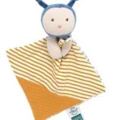 Hot Doudou bébé abeille Pollen en coton BIO - 20 cm - modèle aléatoire Les Prix Doux|Doudous Coton Bio