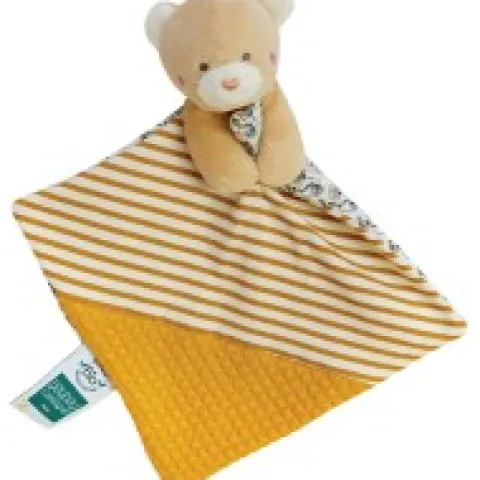Outlet Doudou bébé ours en coton BIO - 20 cm - modèle aléatoire Cadeau À Moins De 20€|Les Prix Doux