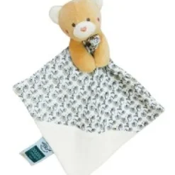 Outlet Doudou bébé ours en coton BIO - 20 cm - modèle aléatoire Cadeau À Moins De 20€|Les Prix Doux