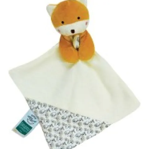 Outlet Doudou bébé renard en coton BIO - 20 cm - modèle aléatoire Cadeau À Moins De 20€|Doudous Coton Bio