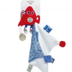 New Doudou Bebe Champion - Peluche mascotte Paris 2024 - 22 cm Collection Bébé Jo|Les Prix Doux
