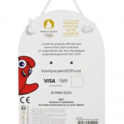 New Doudou Bebe Champion - Peluche mascotte Paris 2024 - 22 cm Collection Bébé Jo|Les Prix Doux