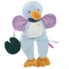 Sale Doudou canard bleu avec feuille - "Mon petit coin-coin" Les Prix Doux|Hochets Et Pantins D'activités