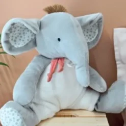 Sale Doudou elephant gris - 30 cm Couleurs Savane|Eléphant