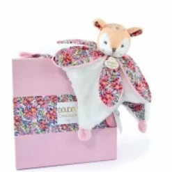 Hot Doudou FAON blanc avec pétales - BOH'AIME - Les Coffrets À Offrir|Les Boh'aime