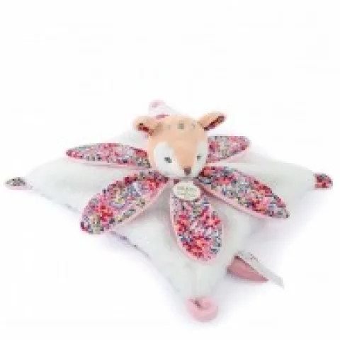 Hot Doudou FAON blanc avec pétales - BOH'AIME - Les Coffrets À Offrir|Les Boh'aime
