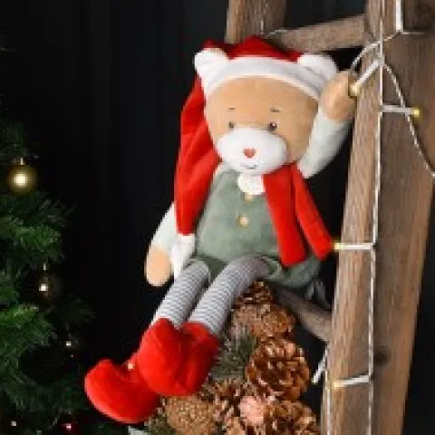 Sale Doudou Farceur de Noël - Cotillon Lutin Farceur 40 cm Doudou Farceur|Ours