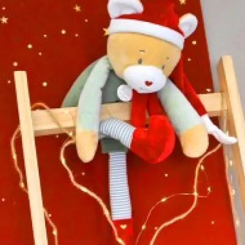 Sale Doudou Farceur de Noël - Cotillon Lutin Farceur 40 cm Doudou Farceur|Ours