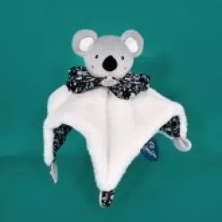 Outlet Doudou Koala gris - Cocon - Balle d'éveil - 3 EN 1 - 25 cm Les Petits Futés|Balles Sensorielles