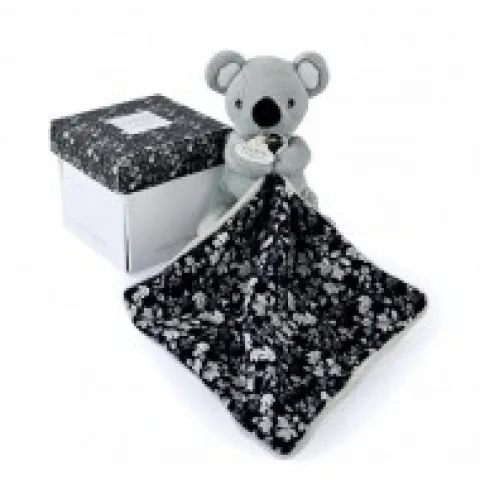 Outlet Doudou Koala gris avec mouchoir - BOH'AIME - 12 cm Cadeau À Moins De 20€|Les Boh'aime
