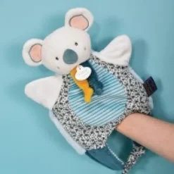 Clearance Doudou Koala marionnette - Petit sac - Amusette  3 EN 1- 30 cm Les Petits Futés|Les Marionnettes
