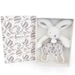 Best DOUDOU® lapin blanc - Doudou plat - 18 cm Cadeau À Moins De 20€|Lapin Doudou