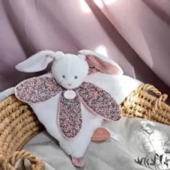 Best Doudou LAPIN blanc avec pétales - BOH'AIME - Les Boh'aime|Lapin