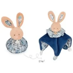 Outlet Doudou Lapin bleu - Cocon - Balle d'éveil - 3 EN 1 Les Petits Futés|Balles Sensorielles