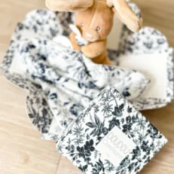 Online Doudou LAPIN bleu Marine avec mouchoir - BOH'AIME - Cadeau À Moins De 20€|Les Boh'aime
