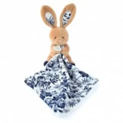 Online Doudou LAPIN bleu Marine avec mouchoir - BOH'AIME - Cadeau À Moins De 20€|Les Boh'aime
