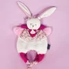 Hot Doudou Lapin marionnette - Petit sac - Amusette  3 EN 1 Les Petits Futés|Les Marionnettes