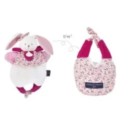 Hot Doudou Lapin marionnette - Petit sac - Amusette  3 EN 1 Les Petits Futés|Les Marionnettes