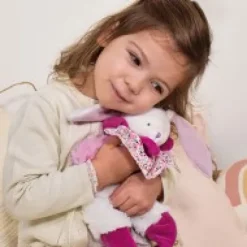 Hot Doudou Lapin marionnette - Petit sac - Amusette  3 EN 1 Les Petits Futés|Les Marionnettes