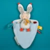Outlet Doudou Lapin marron avec cape - Papillotte - 3 EN 1 Les Prix Doux|Les Petits Futés