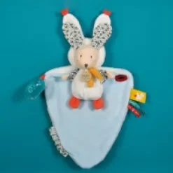 Outlet Doudou Lapin marron avec cape - Papillotte - 3 EN 1 Les Prix Doux|Les Petits Futés