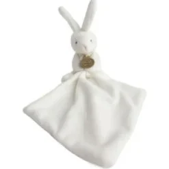 New Doudou lapin mouchoir - 10 cm - Boite fleur Cadeau À Moins De 20€|Cadeaux Naissance
