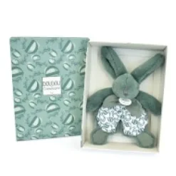 Best DOUDOU® lapin vert - Doudou plat - 18 cm Lapin Doudou|Lapin