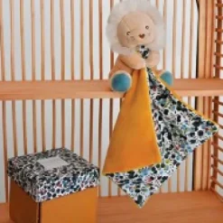 Sale Doudou LION jaune avec mouchoir - BOH'AIME - Cadeau À Moins De 20€|Les Boh'aime
