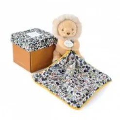 Sale Doudou LION  jaune avec mouchoir - BOH'AIME - Cadeau À Moins De 20€|Les Boh'aime
