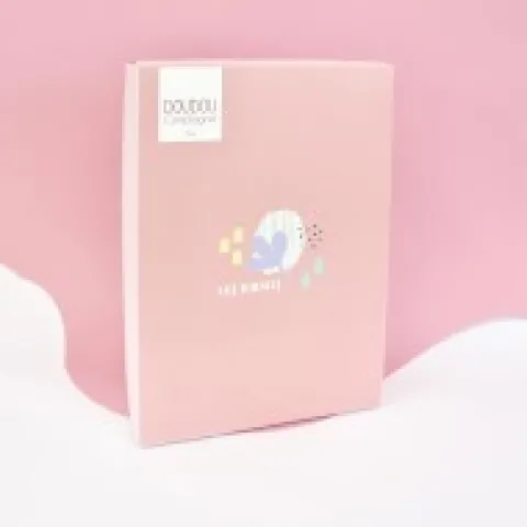 Outlet Doudou mouchoir Girafe rose - 11 cm Les Prix Doux|Rikikis & Méli Mélo