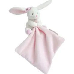 Clearance Doudou mouchoir lapin rose - 10 cm - Boite fleur Cadeau À Moins De 20€|Les Iconiques