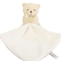 Clearance Doudou mouchoir- Mon petit ourson - Beige - 10 cm Ours