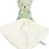 Fashion Doudou mouchoir- Mon petit ourson - Vert Clair - 10 cm Ours|Doudou Mouchoir