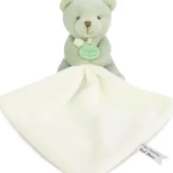 Fashion Doudou mouchoir- Mon petit ourson - Vert Clair - 10 cm Ours|Doudou Mouchoir