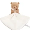 Hot Doudou mouchoir- Mon petit ourson - Marron - 10 cm Ours|Doudou Plat