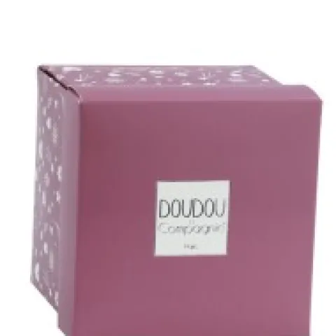 Online Doudou mouchoir- Mon petit ourson - Rouge bordeaux- 10 cm Ours
