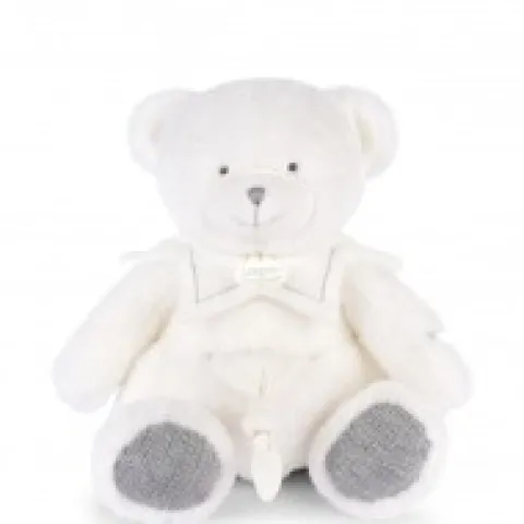 New Doudou mouchoir ours Gris - 30 cm - Collection Anniversaire Doudou® Anniversaire|Ours