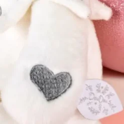 New Doudou mouchoir ours Gris - 30 cm - Collection Anniversaire Doudou® Anniversaire|Ours