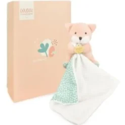 Outlet Doudou mouchoir renard orange - 11 cm Les Prix Doux|Rikikis & Méli Mélo