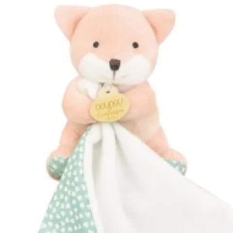 Outlet Doudou mouchoir renard orange - 11 cm Les Prix Doux|Rikikis & Méli Mélo